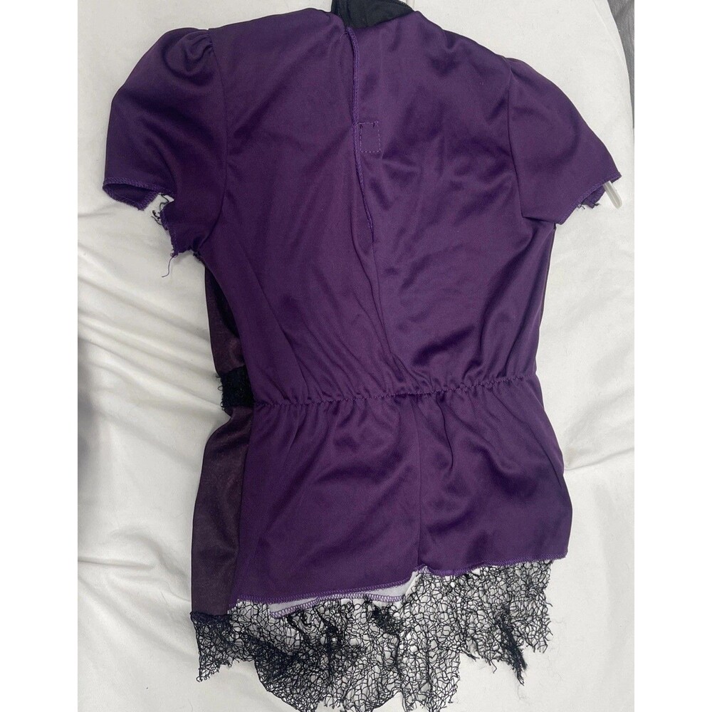 Disney Descendants Mal Girls Costume 10-12 Large Halloween Costumes 3 Pieces - Picture 9 of 16
